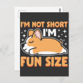Kurz Welsh Corgi Pembroke Dog Owner Puppy Lover Postkarte (Vorne/Hinten)