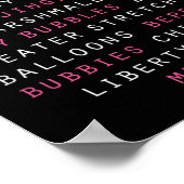 Kurzbeschreibung des Begriffs Brustkrebs Poster (Ecke)