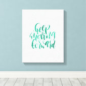 Kurze Anführungszeichen: Behalten Vorwärtsbewegung Leinwanddruck (Insitu (Holzboden))