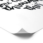 Kurze Anführungszeichen: Bleiben Sie dran, Sie wer Poster (Ecke)