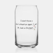 Kurze Aufmerksamkeit Span Chicken Dosenglas (Vorderseite)