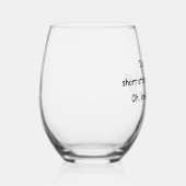 Kurze Aufmerksamkeit Span Chicken Weinglas Ohne Stiel (Rechts)