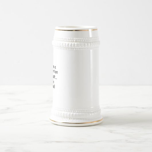 Kurze Aufmerksamkeit Span Eichhörnchen Bierglas (Mittel)