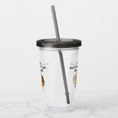 Kurze Aufmerksamkeit Span Eichhörnchen Funny Acryltrinkbecher (Links)