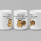 Kurze Aufmerksamkeit Span Eichhörnchen Funny Kaffeetasse