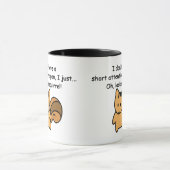 Kurze Aufmerksamkeit Span Eichhörnchen Funny Tasse (Zentrum)