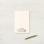 Kurze Aufmerksamkeit Span Eichhörnchen Spaß Post-it Klebezettel (Auf Schreibtisch)