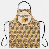 Kurze Aufmerksamkeit Span Eichhörnchendesign Schürze (Vorderseite)