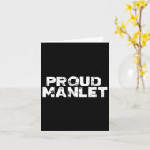 Kurze Bodybuilding von Proud Manlet Karte (Gelbe Blume)