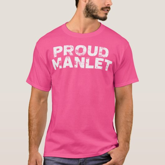 Kurze Bodybuilding von Proud Manlet T-Shirt (Vorderseite)