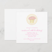 Kurze Einladung von Cupcake (Vorne/Hinten)