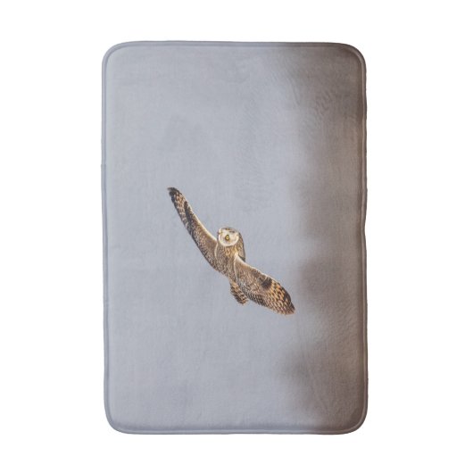 Kurze Eule im Shawangunk-Grasland Badematte (Vorderseite Vertikal)