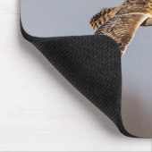 Kurze Eule im Shawangunk-Grasland Mousepad (Ecke)