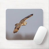 Kurze Eule im Shawangunk-Grasland Mousepad (Mit Mouse)