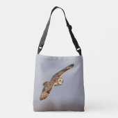 Kurze Eule im Shawangunk-Grassland Tragetaschen Mit Langen Trägern (Rückseite)