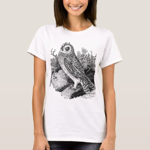 Kurze Eule T-Shirt