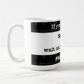 Kurze Geduld Kaffeetasse (Links)