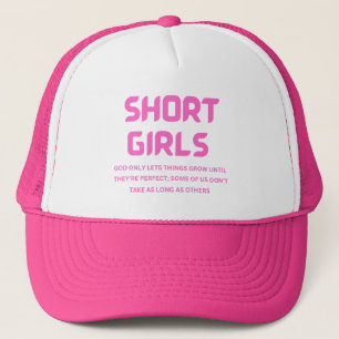 Kurze Girls Perfect Quote T - Shirt - Wo stärken Truckerkappe