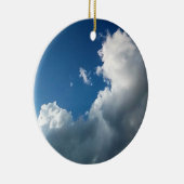 Kurze große Wolke Keramik Ornament (Rechts)