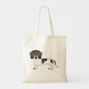 Kurze Haare Dackel Karikatur Dog Tragetasche