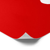 Kurze, hässliche und arme 矮 丑 穷 chinesischen Hanzi Poster (Ecke)