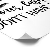 Kurze Lashes Zittern Lash Tech Eye Poster (Ecke)