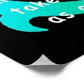 Kurze Leute haben sich über Rachedesign lustig gem Poster (Ecke)