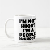 Kurze-Leute-Nugget-Lustiger Becher oder Reisebeche Kaffeetasse (Links)
