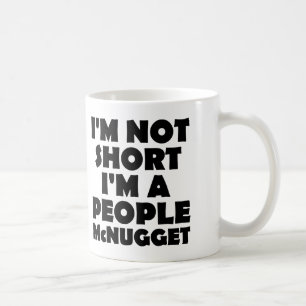 Kurze-Leute-Nugget-Lustiger Becher oder Reisebeche Kaffeetasse