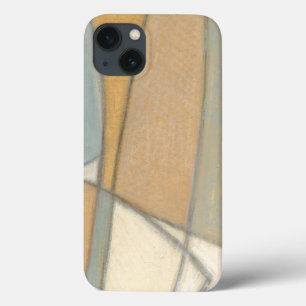 Kurze Linien und verworrene Erdtöne iPhone 13 Hülle