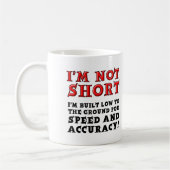 Kurze Menschen beschleunigen und akkuratieren Funn Kaffeetasse (Links)