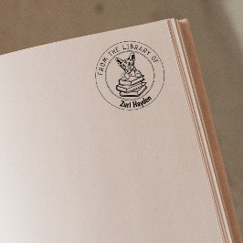 Kurze orientalische Haarkatze, buchen aus der Bibl Gummistempel