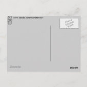 Kurze Postkarte (Rückseite)