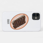 Kurze Rippen Cartoon-Abbildung Case-Mate iPhone Hülle (Rückseite (Horizontal))