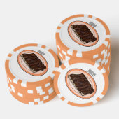 Kurze Rippen Cartoon-Abbildung Pokerchips (Stapel)