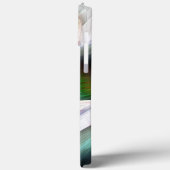 Kurze Schachbrettmuster in fast farbigen Farben Case-Mate iPhone Hülle (Rückseite / Links)
