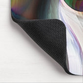 Kurze Schachbrettmuster in fast farbigen Farben Mousepad (Ecke)