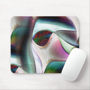 Kurze Schachbrettmuster in fast farbigen Farben Mousepad