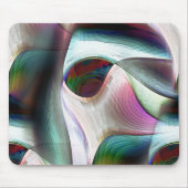 Kurze Schachbrettmuster in fast farbigen Farben Mousepad (Vorne)