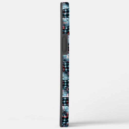 Kurze Schachplätze, die destruktiven Mosaiken ausg Case-Mate iPhone Hülle (Rückseite / Rechts)