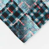 Kurze Schachplätze, die destruktiven Mosaiken ausg Fleecedecke (Ecke)