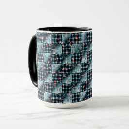 Kurze Schachplätze, die destruktiven Mosaiken ausg Tasse