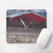 Kurze Schale mit Rotbarn Mousepad (Mit Mouse)