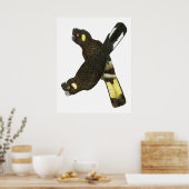 Kurze Schwarzkakados Poster (Küche)