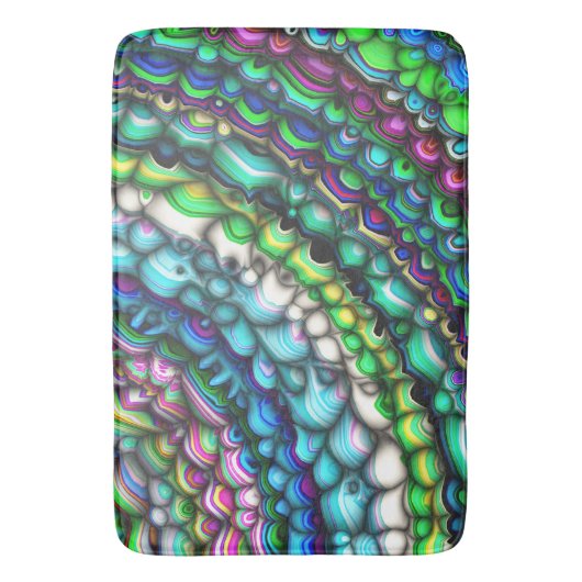 Kurze Spektralformen Badematte (Vorderseite Vertikal)