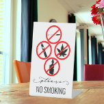 Kurze Term Rental Business Keine rauchfreien Zigar Sockelschild<br><div class="desc">Dieses Design kann in dem Bereich personalisiert werden, der durch das Ändern des Fotos und/oder Textes zur Verfügung gestellt wird. Sie können auch angepasst werden, indem Sie auf Vorlage personalisieren klicken und dann auf die Schaltfläche klicken, um weitere Optionen anzupassen, um die Hintergrundfarbe zu löschen oder zu ändern, Text hinzuzufügen,...</div>