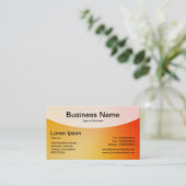 Kurze Top v4d - weiche Gradients Business Card Visitenkarte (Stehend Vorderseite)