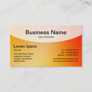 Kurze Top v4d - weiche Gradients Business Card Visitenkarte