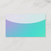 Kurze Top v4d - weiche Gradients Business Card Visitenkarte (Rückseite)