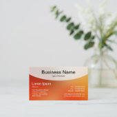 Kurze Top v4d - weiche Gradients Business Card Visitenkarte (Stehend Vorderseite)